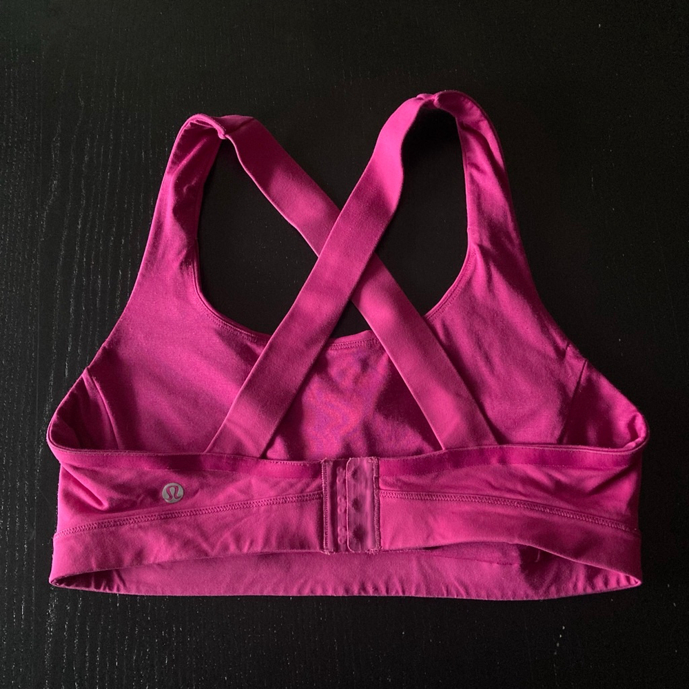 Lululemon Pink Sports Bra Women's Size M